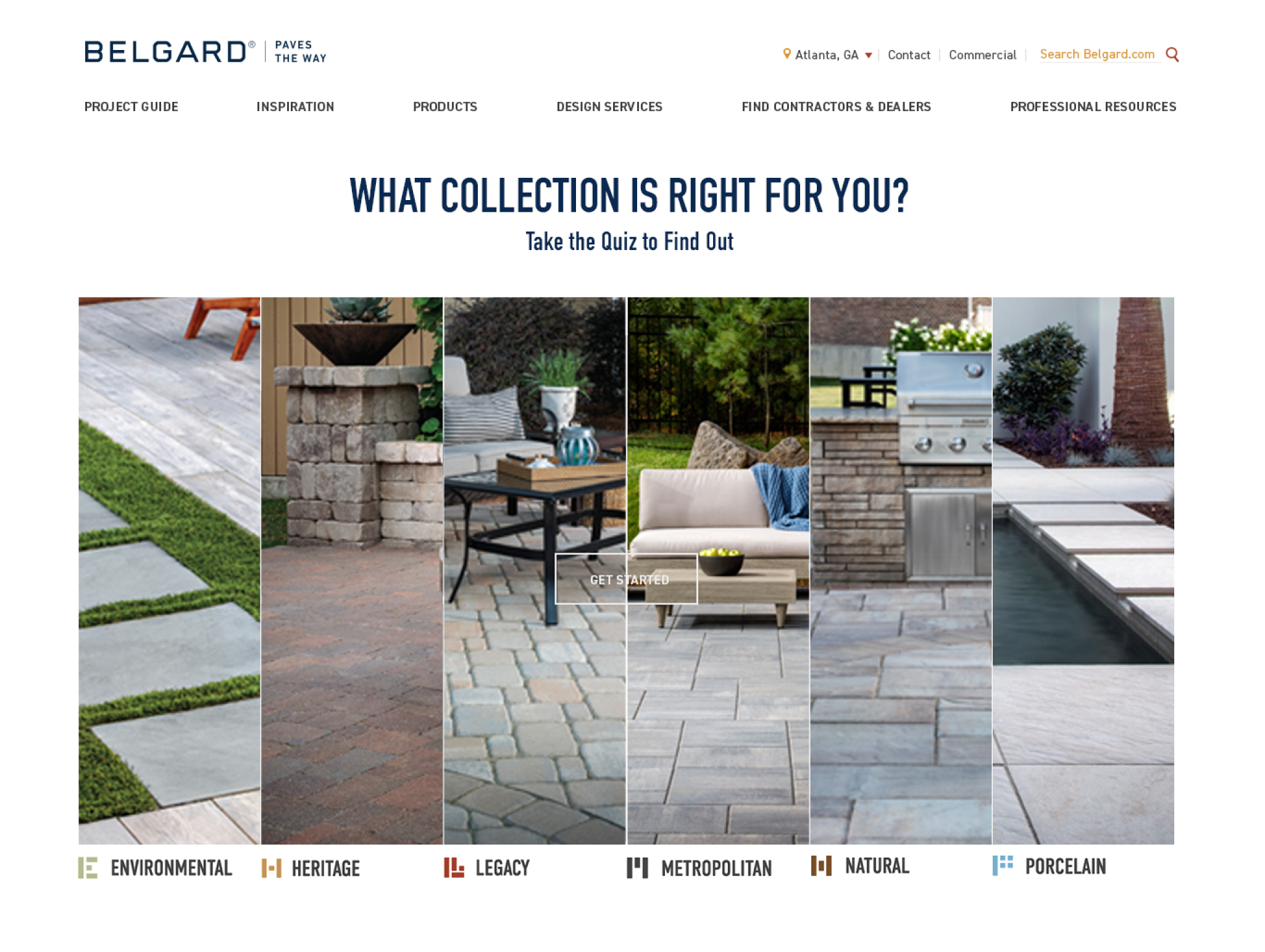 Belgard Microsite Designs