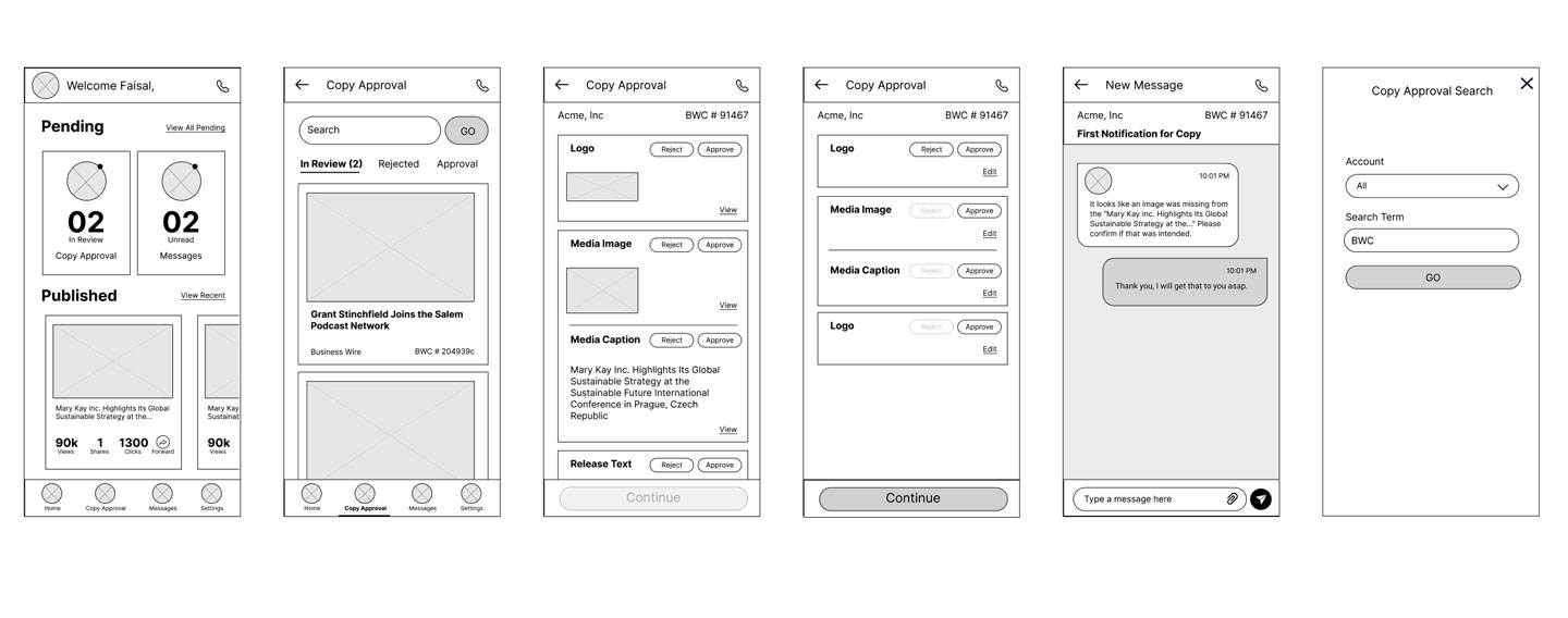 Wireframes